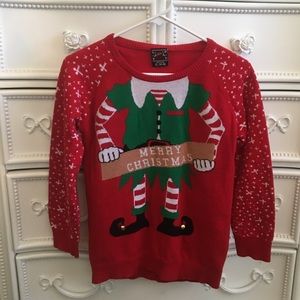 Well Worn Christmas Elfie Sweater
